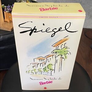 Spiegel Limited Edition Barbie with Cream and Pink Box